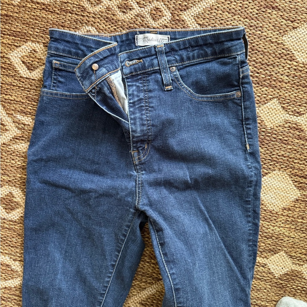 Madewell Curvy High Rise Skinny Blue Jeans 28